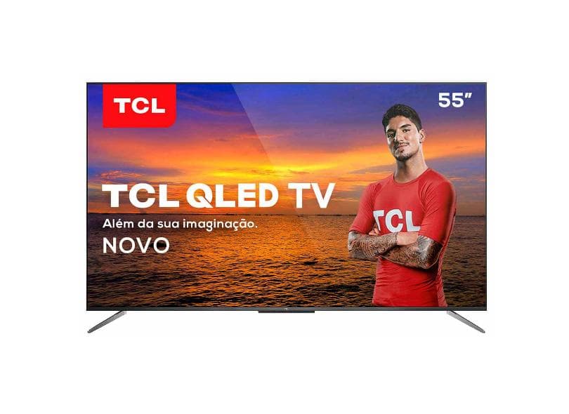 Smart TV TV QLED 55 " TCL 4K HDR 55C715 3 HDMI