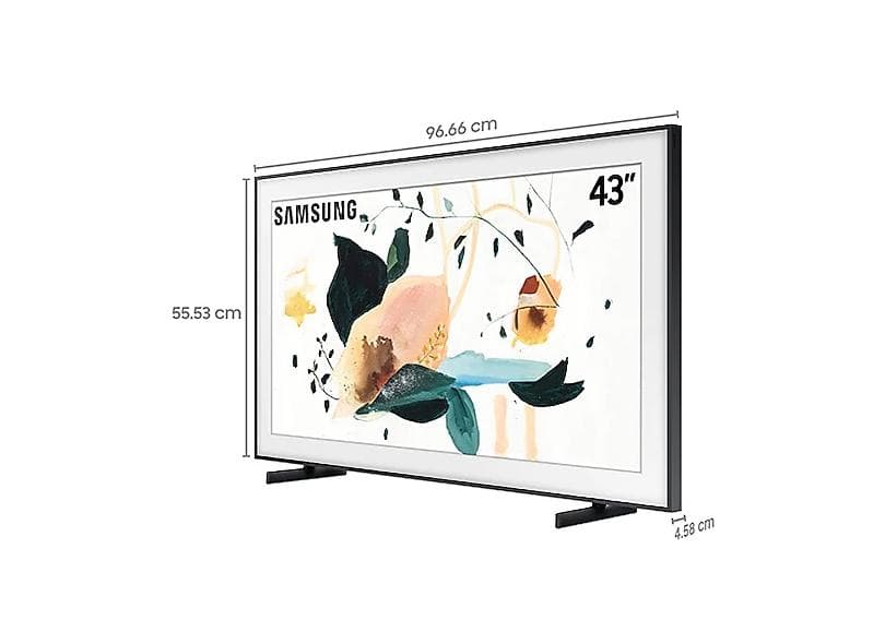 Smart TV TV QLED 43" Samsung Série The Frame 4K QN43LS03TAGXZD 4 HDMI