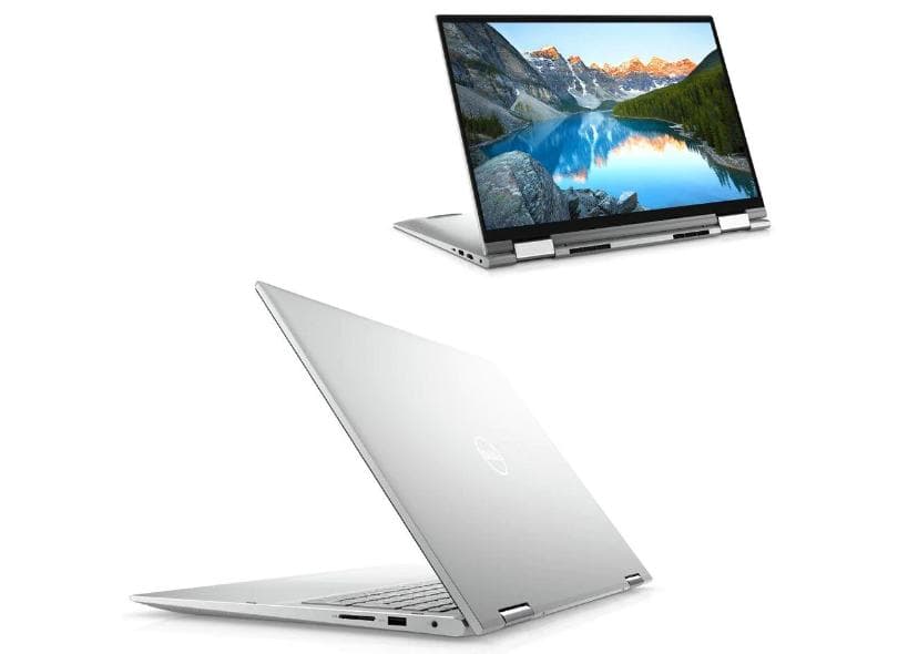 Notebook Conversível Dell Inspiron 5000 Intel Core i7 1165G7 11ª Geração 8 GB de RAM 256.0 GB 14 " Full Touchscreen Windows 10 i14-5406
