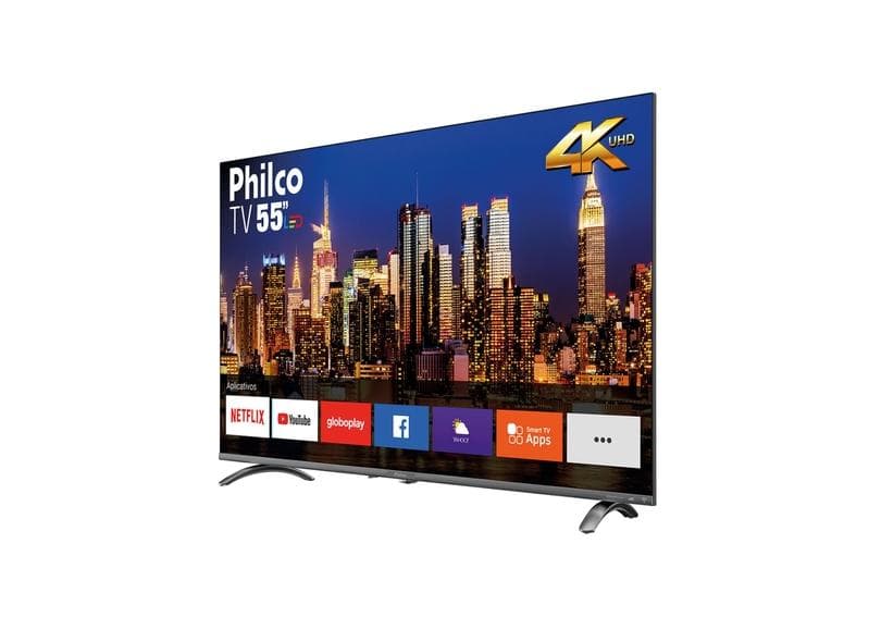 Smart TV TV LED 55 " Philco 4K Netflix PTV55Q20SNBL 3 HDMI