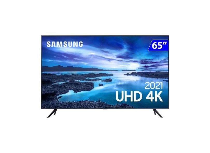Smart TV TV LED 65" Samsung Crystal 4K HDR 65AU7700 3 HDMI