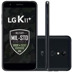 Smartphone LG K11+ LMX410BCW 4G Android 7.0 32GB Octa Core 1.5GHz Câmera 13MP Tela 5.3&quot;, Preto