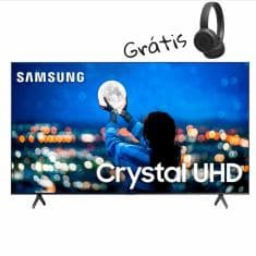 Samsung Smart TV 50" Crystal UHD 50TU7000 4K, Borda Infinita, Bluetooth - Grátis Fone JBL 500BT Sem Fio
