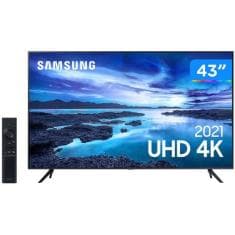 Smart Tv 43 Crystal 4K Samsung 43Au7700 Wi-Fi - Bluetooth Hdr Alexa Bu