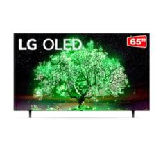 Smart TV LG 65" 4K, Inteligência Artificial ThinQ AI, Google e Alexa, WiFi OLED65A1 | Light Steel Silver 66883