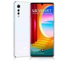 Smartphone Velvet Aurora White LG, com Tela de 6,8, 4G, 128GB e Câmera Tripla 48 MP & 8 MP & 5 MP - LMG910EMW.ABRAAW