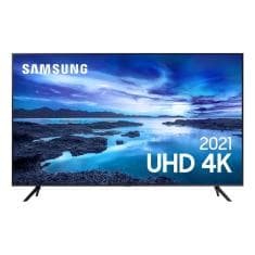 Smart Tv 70 Polegadas 4K Uhd Crystal UN70AU7700GXZD Samsung - Preto