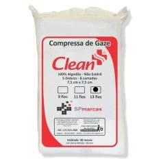 Clean Compressa De Gaze 13 Fios 200g