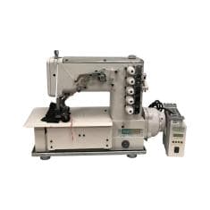 Máquina de Costura Galoneira Industrial Direct Drive 3 Agulhas, 5 Fios bracob BC-5000D - (110)