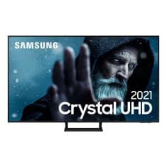 Smart TV Samsung Crystal uhd 4K 65AU9000 Design Slim Som em Movimento Virtual Visual Sem Cabos 65''
