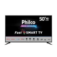 Smart Tv Philco Ptv50n10n5e, 50, 4K, Uhd, Led, Hdr10, Hdmi/Usb/Wi-Fi,